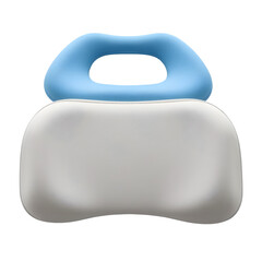 Set of Two Different Dental Chair Headrests for Patient Needs