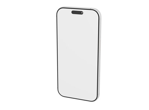 Minimalistic phone design for advertising, tech, or business. Great template for digital presentations and mobi