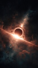Black hole amid stellar formations