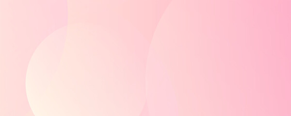 Minimalist banner background, pastel colorful, pink and yellow gradations. Circle effect style geometric, abstract background.