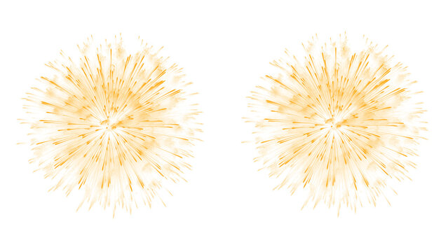 Golden firework burst of celebratory energy, perfect for festive designs, adding a touch of magic and excitement to any project, ideal for event promotions