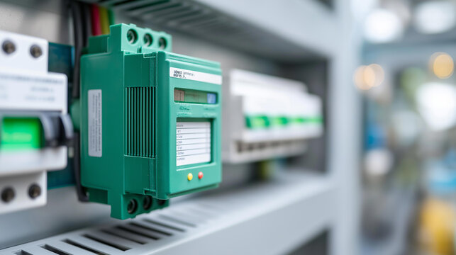 Circuit breaker device detecting faults and overloads, electricity flow interruption, electrical circuit protection, fire risk prevention, damage protection system, safety equipmen