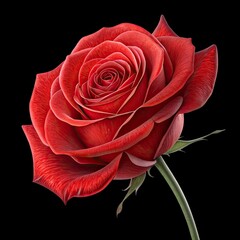 single red rose