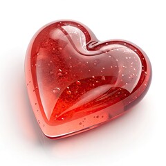 red heart shaped candy 