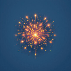 Flat colored Christmas themed icon illustration with plain background 