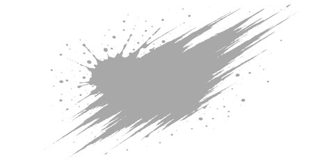 Black grunge ink paint splatter drop silhouette border vector design element