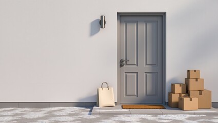 Delivery time brings excitement to the doorstep