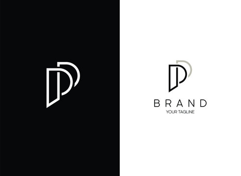 Premium and creative Modern PP Logo Design and template. PP icon initial Based Monogram and Letters in vector.