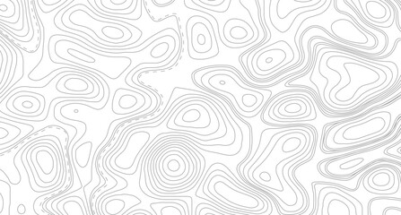Obraz premium Abstract background with waves Geographic mountain relief. Abstract lines background. Contour maps. Topo contour map 