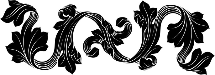 A filigree medieval crest coat of arms heraldic style pattern motif. In a vintage woodcut etching style.