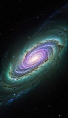 Ai image deep space nebula