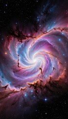 Ai image deep space nebula