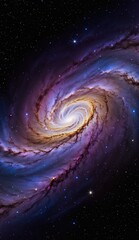 Ai image deep space nebula