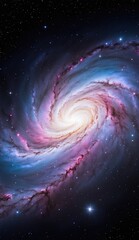 Ai image deep space nebula