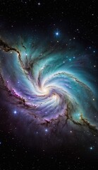 Ai image deep space nebula