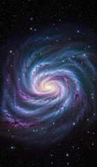 Ai image deep space nebula