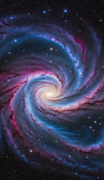 Ai image deep space nebula