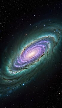 Ai image deep space nebula
