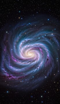 Ai image deep space nebula