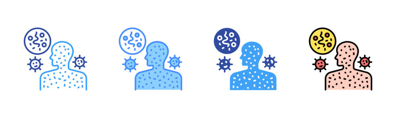 Allergy Icon, Multi Styles Icon Set