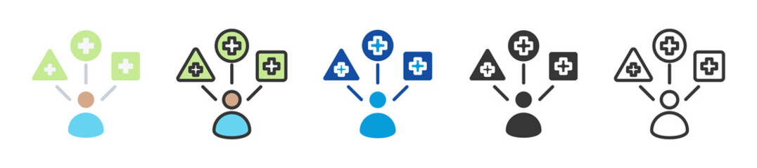 ppo icon set multi style various collection