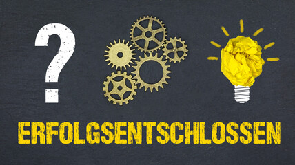 Erfolgsentschlossen	
