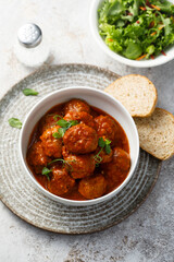 Meatballs with tomato sauce