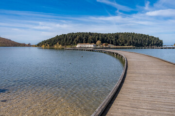 the Saint Mary's Monastery on Zvernec island in Albania. also known as the Monastery of Dormition of Theotokos Mary. It holds great cultural and religious significance in the region. 2024