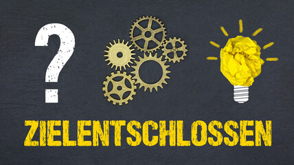 Zielentschlossen	
