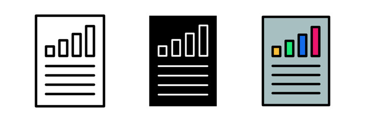 Business plan icon simple outline of an open document or clipboard with a few lines and a small chart or checklist, representing a structured business plan in a clean minimal style.
