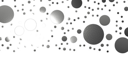  Colorful assorted confetti with serpentine on white  - Silver Holographic PNG