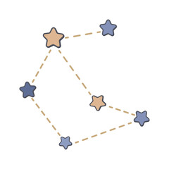 Star Constellation Astronomy Celestial Navigation Cosmic Diagram