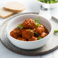 Meatballs with tomato sauce