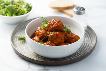 Meatballs with tomato sauce