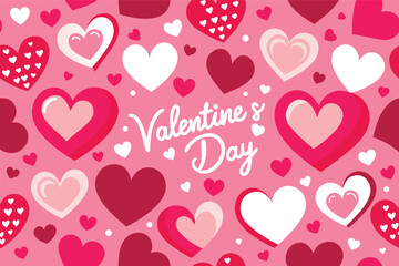 Happy Valentines Day.. valentine seamless pattern