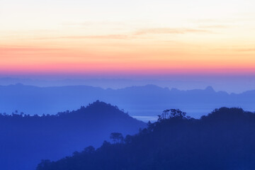 Landscape photography of natural tourist attractions in Thailand