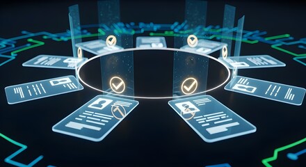 Digital communication network concept for online business technology on a smartphone and laptop