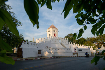 Phra Sumen Fortress, on the banks of the Chao Phraya River, Bangkok, Thailand