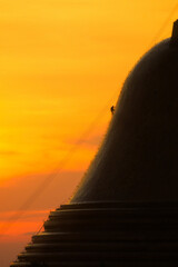 Traditional worship ceremony of Phra Pathom Chedi, Nakhon Pathom Province, Thailand