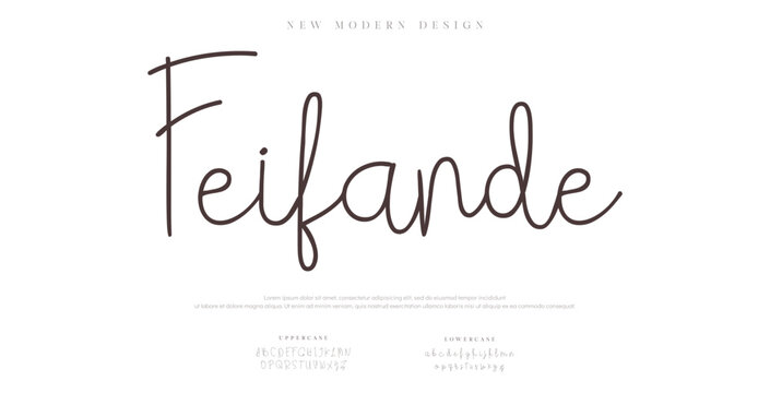 Feilande serif font with expressive swirls and decorative flair, perfect for vintage-inspired design
