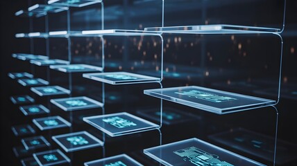 Global digital financial data and mobile internet communication concept with a mobile phone displaying a world map