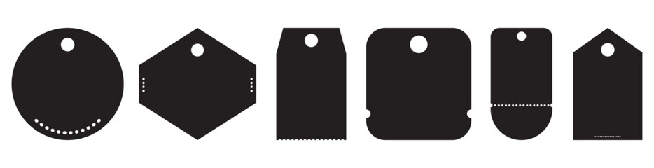 Vintage Black Vector Airline Ticket Illustration