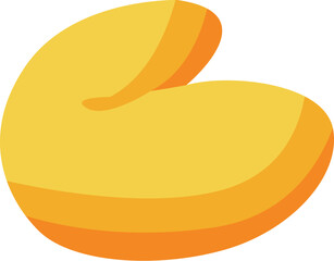 Single fortune cookie revealing future predictions, embodying hope and anticipation