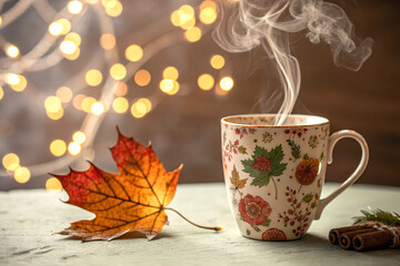 Autumn tea warmth
