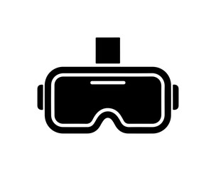 Fototapeta premium Modern virtual reality headset engaging tech concept