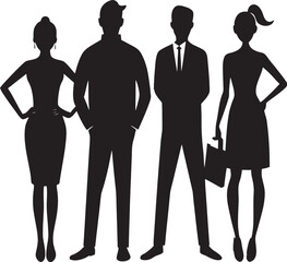 business woman silhouette
