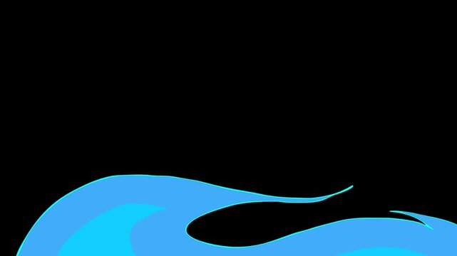 Cartoon Splash Transition Overlay for Playful Editing Flow