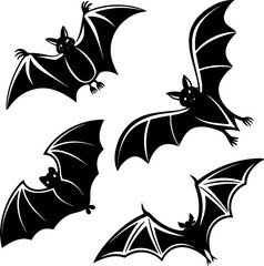 bat and umbrella vector