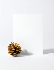 A Christmas greeting  card mockup
