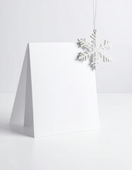 A Christmas greeting  card mockup